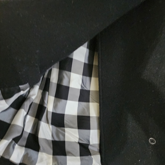 I’OGAN size medium womens bllack wool coat - Picture 4 of 4